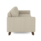 Sofá Sala De Estar Living 3 Lugares 260cm Presley Pés Madeira