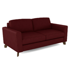 Sofá Sala De Estar Living 3 Lugares 260cm Presley Pés Madeira