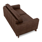 Sofá Sala De Estar Living 3 Lugares 280cm Presley Pés Madeira