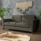 Sofá Sala De Estar Living 3 Lugares 280cm Presley Pés Madeira