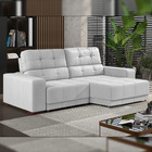 Sofá Sala De Estar Retrátil E Reclinável 3 Lugares Lisboa 210