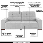 Sofá Sala De Estar Retrátil E Reclinável 3 Lugares Lisboa 210