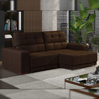 Sofá Sala De Estar Retrátil E Reclinável 3 Lugares Lisboa 210