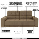 Sofá Sala De Estar Retrátil E Reclinável 3 Lugares Lisboa 230