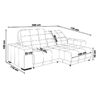 Sofá Sala De Estar Retrátil E Reclinável 4 Lugares Lisboa 250