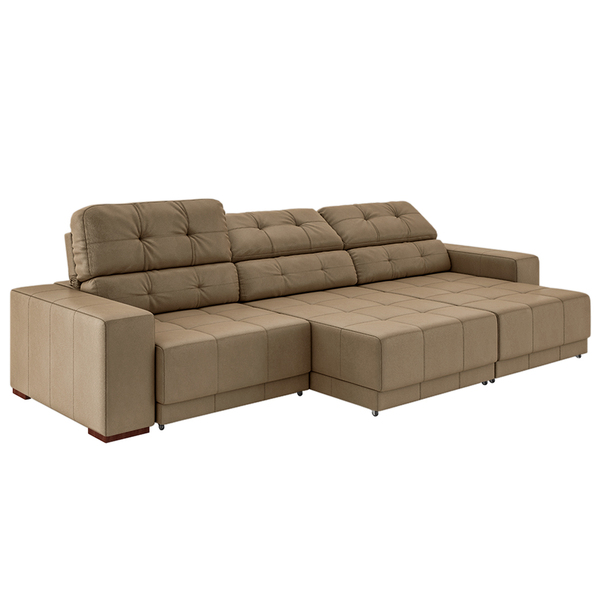 Sofá Sala De Estar Retrátil E Reclinável 5 Lugares Lisboa 290