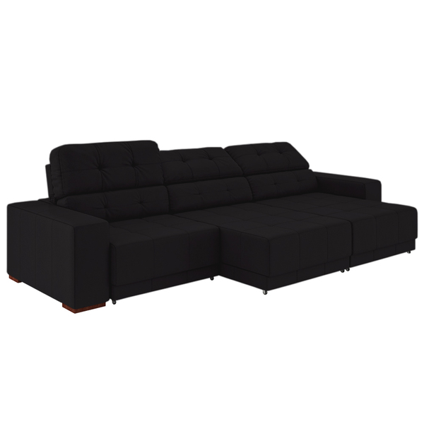 Sofá Sala De Estar Retrátil E Reclinável 5 Lugares Lisboa 320