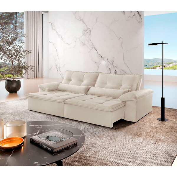 Sofá San Andreas Linho 2 Módulos 90 Cm B25cm Meu Sofá Online