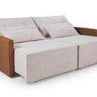 Sofá San Marino Confortável Composê Boucle Retrátil 2,00m Imp