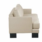 Sofá São Luiz Living 4 Lugares 220cm Linho Bronze