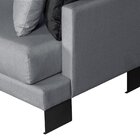 Sofá São Luiz Living 4 Lugares 220cm Linho Cinza