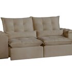 Sofá São Paulo Retrátil E Reclinável Assento Com Molas 290 Cm