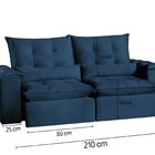 Sofá São Paulo Retrátil E Reclinável - Assento Com Molas – 21