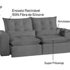 Sofá São Paulo Retrátil E Reclinável - Assento Com Molas – 23