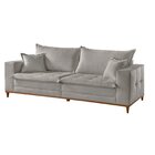 Sofá Saturno 2 Lugares 200cm  Cinza
