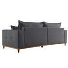 Sofá Saturno 2 Lugares 220cm  Grafite