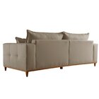 Sofá Saturno 2 Lugares 220cm  Marrom