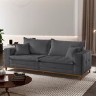 Sofá Saturno 2 Lugares 240cm  Grafite