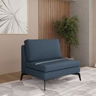 Sofá Sem Braço 75cm Calla Cabecasa Madeiraoriginals Azul