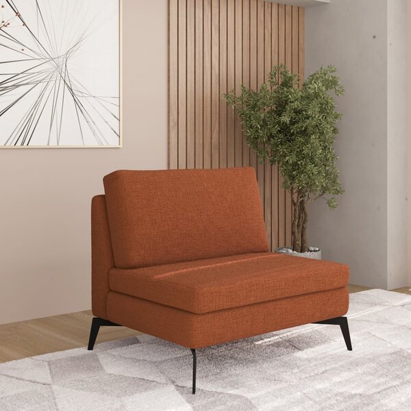 Sofá Sem Braço 75cm Calla Cabecasa Madeiraoriginals Terracota