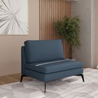 Sofá Sem Braço 85cm Calla Cabecasa Madeiraoriginals Azul