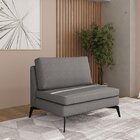 Sofá Sem Braço 85cm Calla Cabecasa Madeiraoriginals Prata Mes