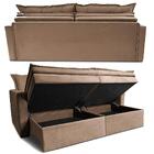 Sofá Sem Caixa Retrátil Baú 1,60m Cama Inbox Secret Suede Vel