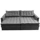 Sofá Sem Caixa Retrátil Baú 1,80m Cama Inbox Secret Suede Vel