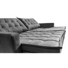 Sofá Sem Caixa Retrátil Baú 1,80m Cama Inbox Secret Suede Vel