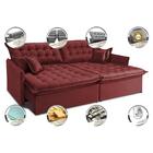 Sofá Sem Caixa Retrátil E Reclinável 1,55m Cama Inbox Versáti