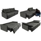 Sofá Sem Caixa Retrátil E Reclinável 1,55m Cama Inbox Versáti