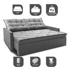 Sofá Sem Caixa Retrátil E Reclinável 1,65m Cama Inbox Flat Li