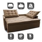 Sofá Sem Caixa Retrátil E Reclinável 1,65m Cama Inbox Studio