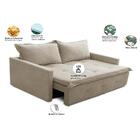 Sofá Sem Caixa Retrátil E Reclinável 1,65m Com Molas Bianca B