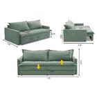 Sofá Sem Caixa Retrátil E Reclinável 1,65m Com Molas Bianca B