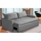 Sofá Sem Caixa Retrátil E Reclinável 1,65m Com Molas Kiara Su