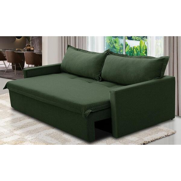 Sofá Sem Caixa Retrátil E Reclinável 1,65m Com Molas Luzia Li