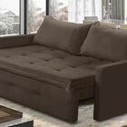 Sofá Sem Caixa Retrátil E Reclinável 1,65m Com Molas Marrocos