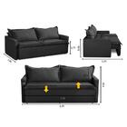 Sofá Sem Caixa Retrátil E Reclinável 1,65m Com Molas Paris Su