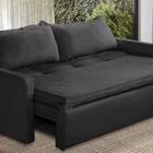 Sofá Sem Caixa Retrátil E Reclinável 1,65m Com Molas Paris Su