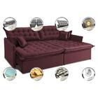 Sofá Sem Caixa Retrátil E Reclinável 1,75m Cama Inbox Versáti