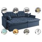 Sofá Sem Caixa Retrátil E Reclinável 1,75m Cama Inbox Versáti