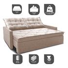 Sofá Sem Caixa Retrátil E Reclinável 1,85m Cama Inbox Flat Li