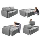 Sofá Sem Caixa Retrátil E Reclinável 1,85m Cama Inbox Loft Li