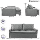 Sofá Sem Caixa Retrátil E Reclinável 1,85m Cama Inbox Loft Li