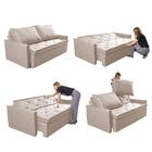 Sofá Sem Caixa Retrátil E Reclinável 1,85m Cama Inbox Loft Li