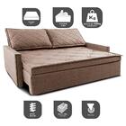 Sofá Sem Caixa Retrátil E Reclinável 1,85m Cama Inbox Loft Li