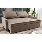 Sofá Sem Caixa Retrátil E Reclinável 1,85m Cama Inbox Loft Li