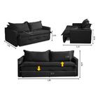 Sofá Sem Caixa Retrátil E Reclinável 1,85m Com Molas Bianca B