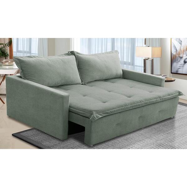 Sofá Sem Caixa Retrátil E Reclinável 1,85m Com Molas Bianca B